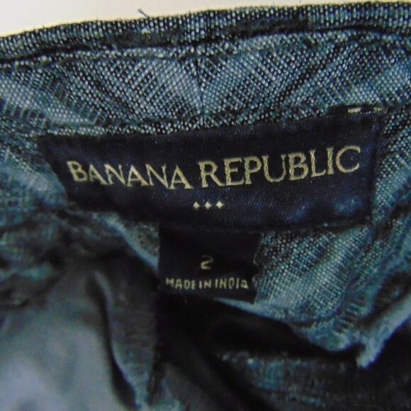 Banana Republic Gray Striped Shorts - Picture 6 of 8